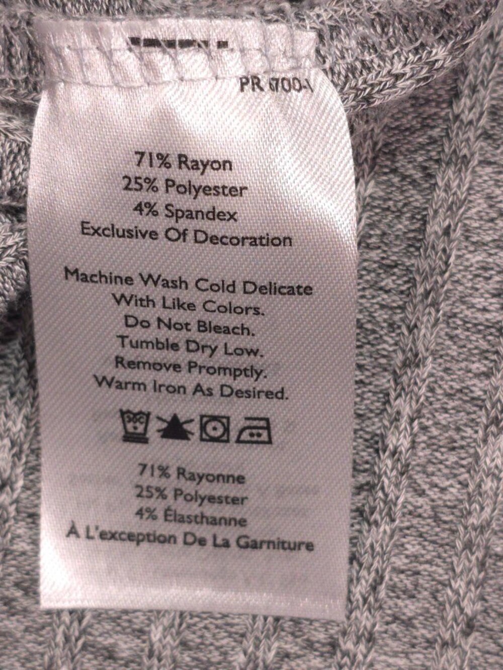 Eddie Bauer Women's S Gray Brushed Mock Neck Ribbed Stretch Sweater - Picture 5 of 10